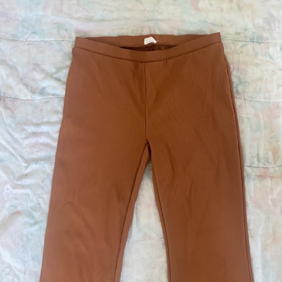 Earthy tone burnt orange Cotton On legging pants - Picture 2 of 6